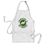 Camping is in tents apron