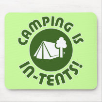 camping is in-tents mousepads by strk3 camping is in-tents mousepads