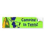 Camping Is (Intense) In Tents Bumper Stickers
