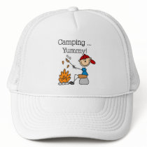 Camping is Yummy hats by stick_figures Camping is Yummy hats