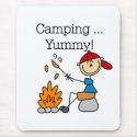 Camping is Yummy mousepads