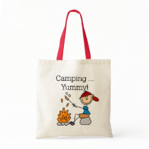 Camping is Yummy Tshirts and Gifts bags by stick_figures Camping is Yummy Tshirts and Gifts bags