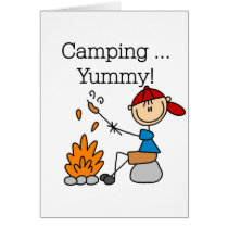 Camping is Yummy Tshirts and Gifts cards by stick_figures Camping is Yummy Tshirts and Gifts cards