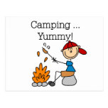 Camping is Yummy Tshirts and Gifts Post Cards