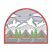 Camping Logo embroidered shirts