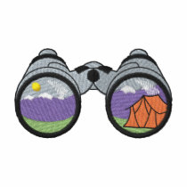Camping Logo embroidered shirts