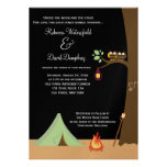 Camping Nature Theme Wedding Invitation invitations