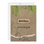 Camping Out Party Invitation