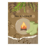 Camping Out Party Invitation