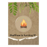 Camping Out Party Invitation