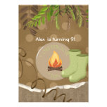 Camping Out Party Invitation