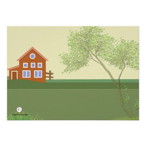 Camping Out Party Invitation