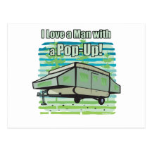 Camping PopUp Post Cards