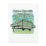 Camping PopUp Postcard