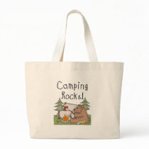 Camping Rocks Canvas Bag
