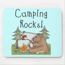 Camping Rocks mousepads by toddlersplace Camping Rocks mousepads