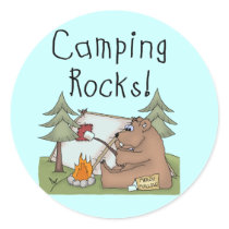 Camping Rocks stickers by toddlersplace Camping Rocks stickers