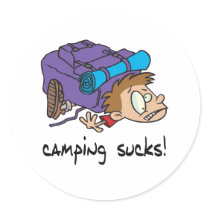 Camping Sucks stickers