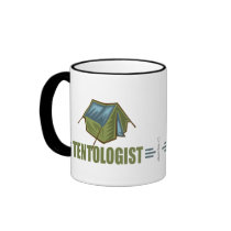 Camping, Tent Mug