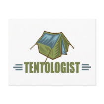 Camping, Tent Postcard