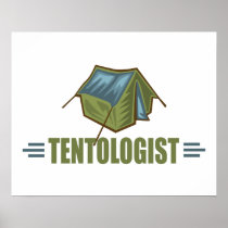 Camping, Tent Poster