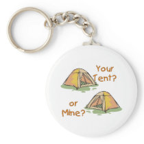 Camping Tents Keychain