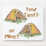 Camping Tents Mouse Mat