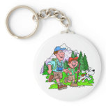 Camping Trip Fun Keychain