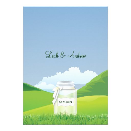 Camping Wedding Invites