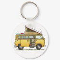 Campmobile Camper Van Keychain by art1st Campmobile Camper Van Keychain