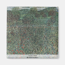 Campo de la floración de Klimt Gustavo Imán De Frigorífico