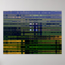 Campos del poster abstracto verde