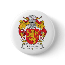 Campos Family Crest buttons by coatsofarms Campos Family Crest buttons