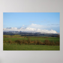 Campsie Hills in Winter posters