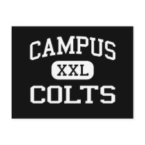 Campus - Colts - High School - Wichita Kansas postcards