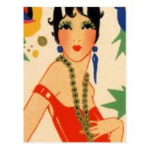 Campy Vamp Postcard