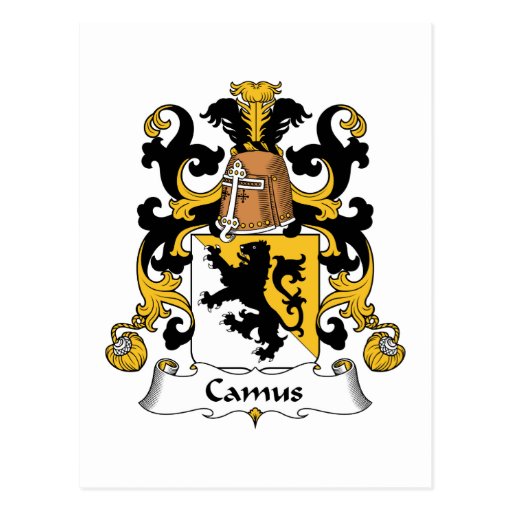 Camus Family Crest Postcard