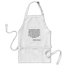 "Can anything be stupider...?" Aprons