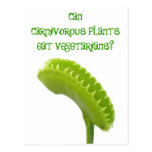 Can Carnivorous Plants Eat Vegetarians? Post Card