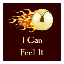 Can Feel It Flaming Pinball Posters