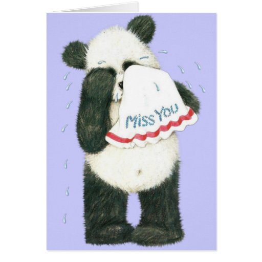 Can Hardly Bear it When Your Away Card