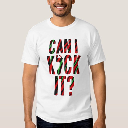 Can I Kick It? TShirt Zazzle