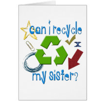 Can I Recycle my Sister Greeting Card