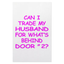 Can I Trade My Husband For Behind Door #2 stationery by Mustang_Lady Can I Trade My Husband For Behind Door #2 stationery