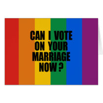 CAN I VOTE ON YOUR MARRIAGE? cards
