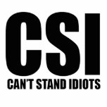 Can’t Stand Idiots. Funny and mildly insulting Photo Sculpture