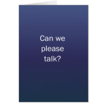 Can We Please Talk? cards