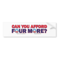 Can You Afford 4 More Bumper Stickers