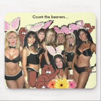 Can you count the beavers? mousepads