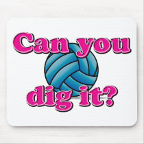 Can you dig it? Volleyball! Mouse Mats
